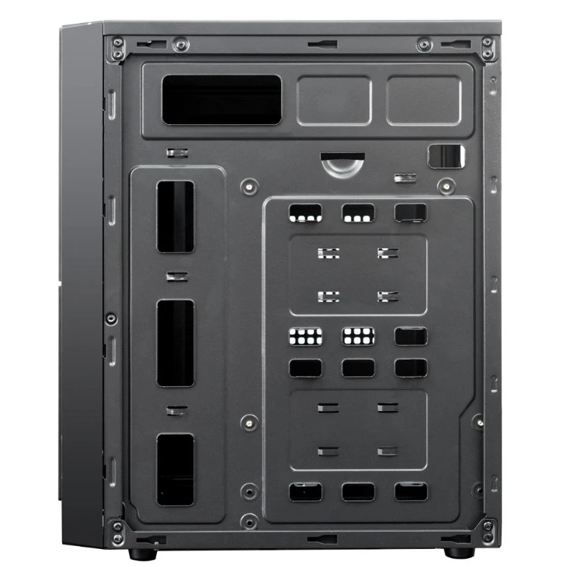 Корпус для компьютера NJoy Daytech CSMN M0000CE CQ01A mATX iATX без БП 2 x USB 2.0 Audio CPU 140 мм no fan окна