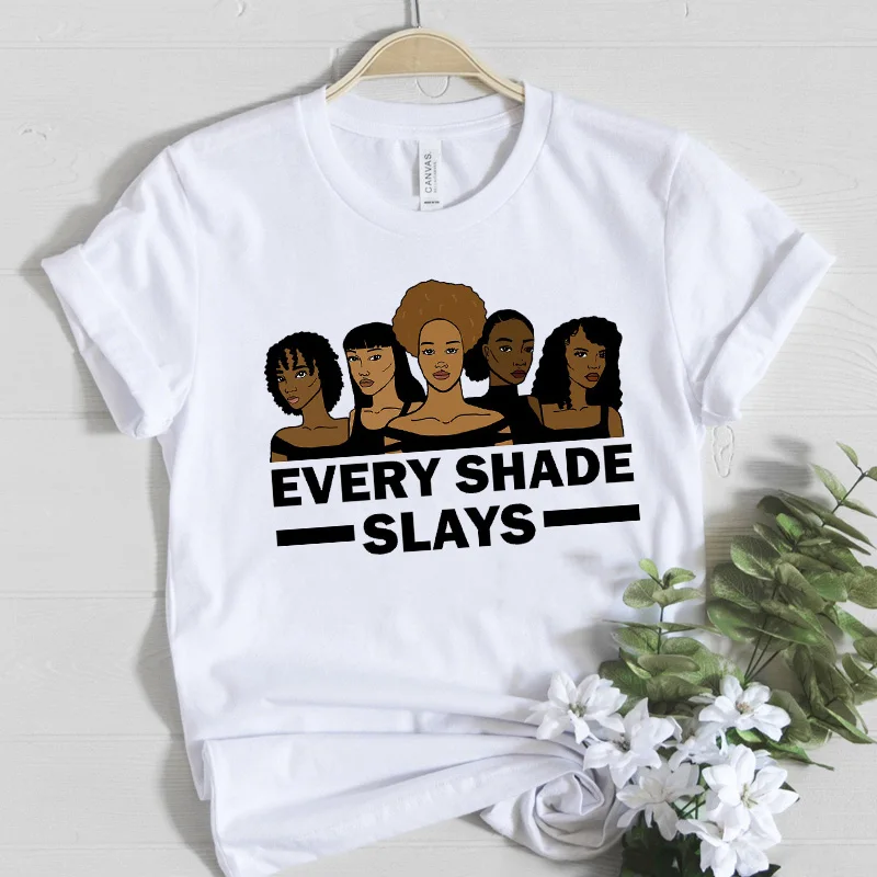 Летние Новые Модные топы с меланином футболка Женская Повседневная хлопковая