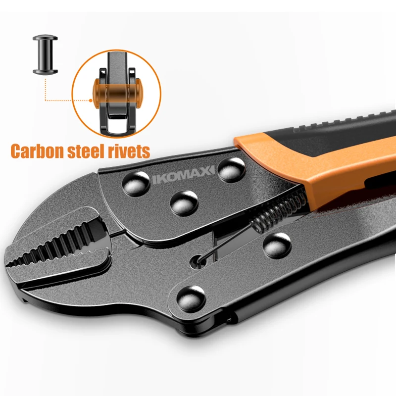 1 шт. фиксирующие плоскогубцы с изогнутыми зажимами регулируемые C стандартные