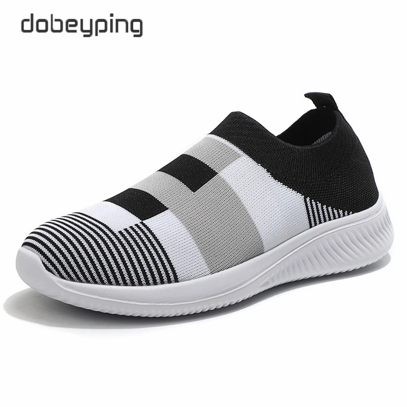 Casual Slip On Women's Shoes Breathable Mesh Woman Sneakers Lightweight Spring Autumn Female Flats Soft Walking Ladies Loafers