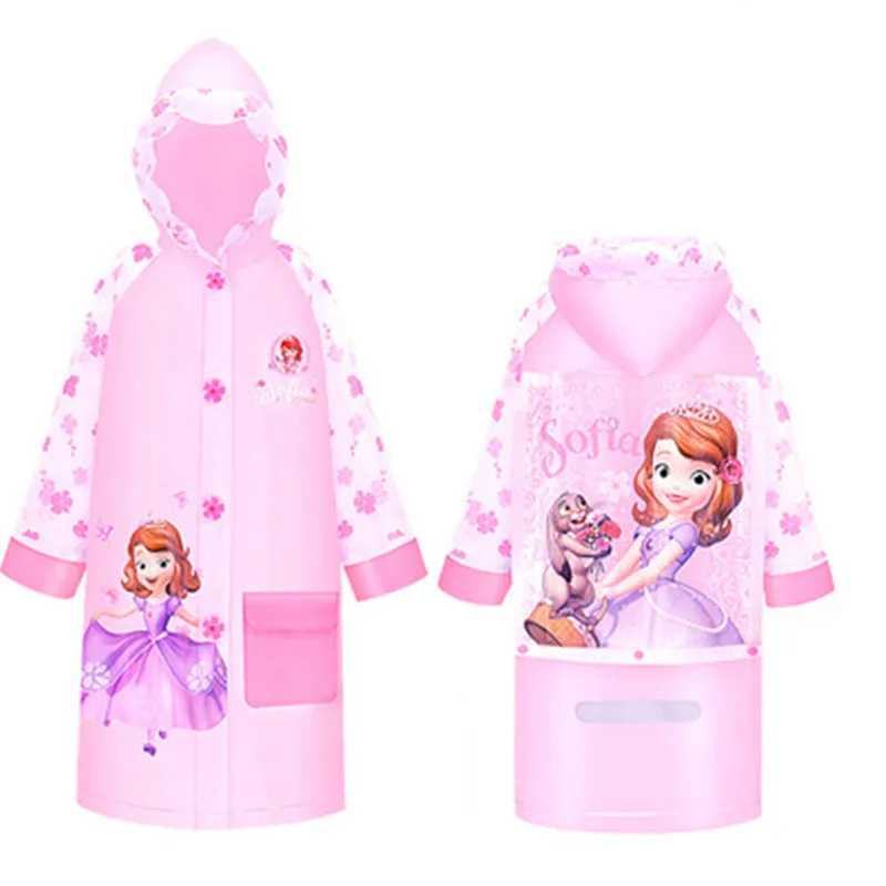 Wateproof Children Rain Poncho Mickey Rain Coat  Womens Rain Coats Waterproof With Hood