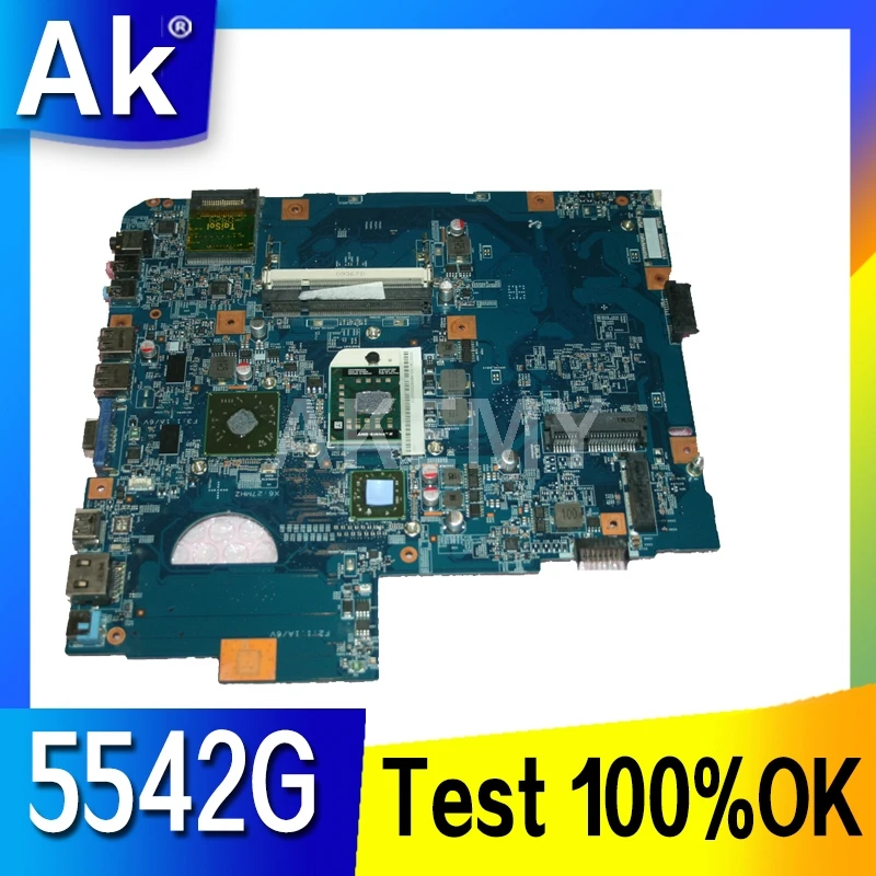 Фото Akemy NBJV50-TR MB 48.4FN01.011 для Acer asipre 5542 5542G материнская плата ноутбука MBPHP01001 MB.PHP01.001 HD4500 DDR2
