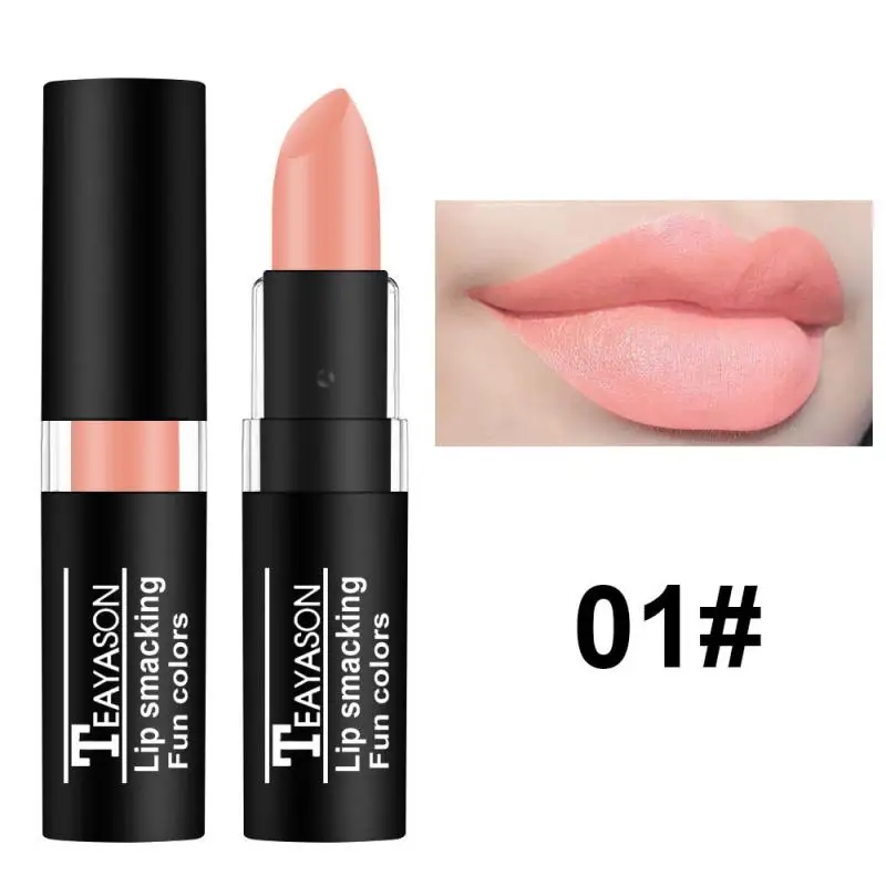 TEAYASON 12 color waterproof lasting sexy lipstick Red Velvet Moisturizer Lip Gloss matte lipstick cosmetics TSLM1 images - 6