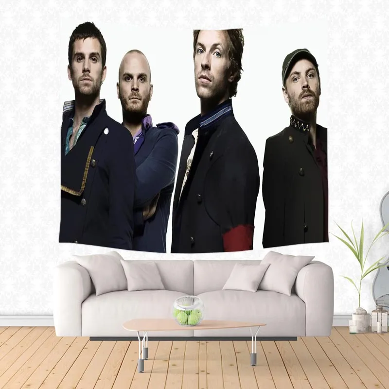 Настенное покрытие Coldplay с принтом для гостиной настенный гобелен пляжный коврик