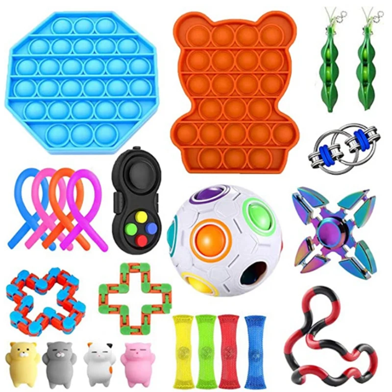 

Игрушки-антистресс, набор игрушек из сетчатого мрамора, стрейч, рельефный подарок для взрослых и детей