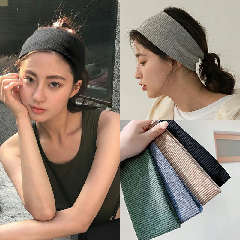 

Cotton Elastic Knot Headbands For Women Girls Twist Cross Hairband Makeup Head Band Lady Fashion Hair Accessories