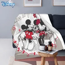 Manta de Disney de Mickey para niños y adultos, cobertor de sofás de felpa de dibujos animados, colcha de invierno para la cama, regalo para niños (2)