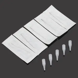 50 наборов 3R иглы татуировки + советы для перманентного макияжа игла для бровей подводка для глаз круглый булавки с круглым носком шапки насадки Поставки инструмента