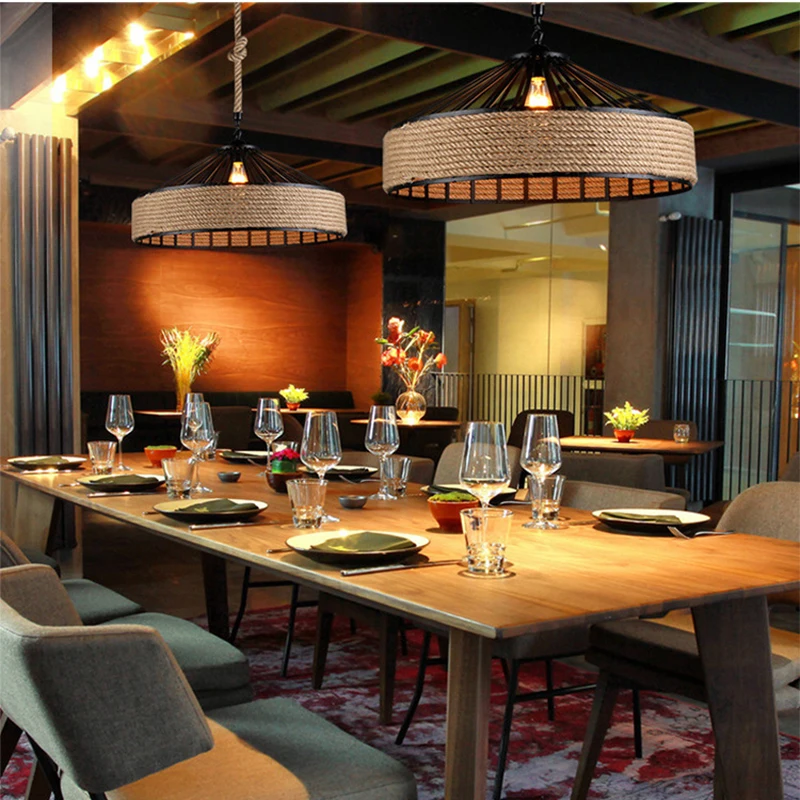 Подвесной светильник E27 светодиодный креативный в стиле ретро|Подвесные