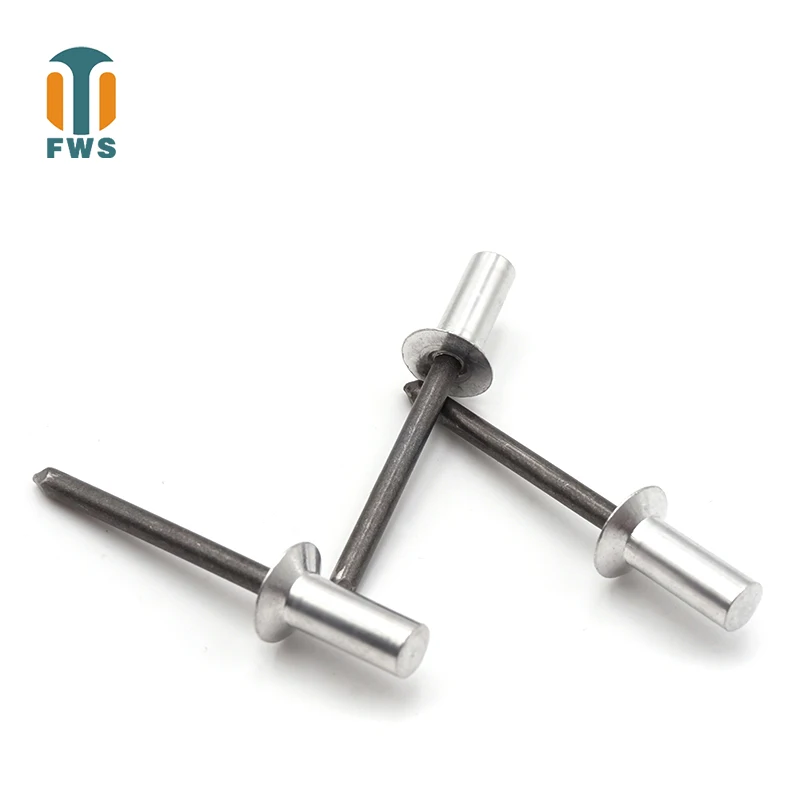 

20PCS M3.2*(6-18) mm Aluminum steel countersunk head closed type Mandrel Blind Rivet Nail Pop Rivets for Furniture Car Aircraft