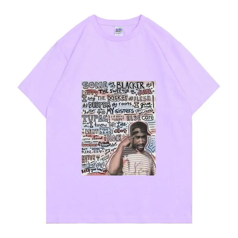 

Awesome 2pac Rapper Tshirt Print Tee Men Playboi Carti Oversized Hip-Hop T Shirts Summer Unisex Punk T-shirt Harajuku Street Tee