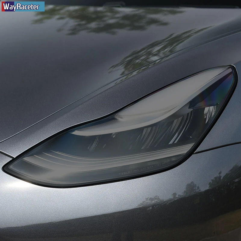 Car Headlight Protective Film Headlamp Taillight Transparent Smoked Black TPU Sticker For Tesla Model 3 2021 2017-On Accessories Car Headlight Protective Film Headlamp Taillight Transparent Smoked Black TPU Sticker For Tesla Model 3 2021 2017-On Accessories
