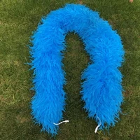 20ply ostrich feathers boa super thick width 28 30cm marabou feather boa fringes strips for party carnival show shawl crafts