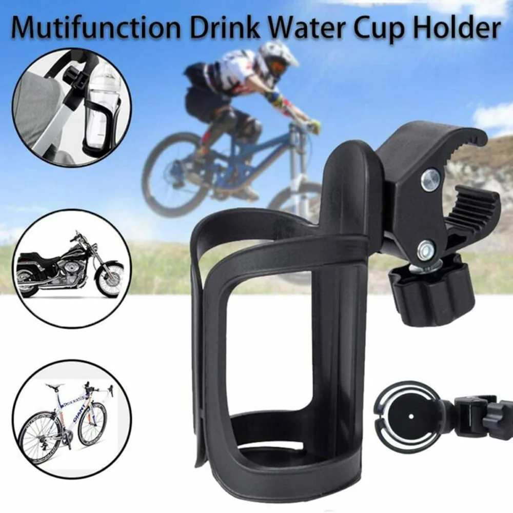 

360° Rotation Bike/Bicycle Bottle Cage Handlebar Mount Drink Water Cup Holder Suitable For Mountain Bikes Bicycles Strollers