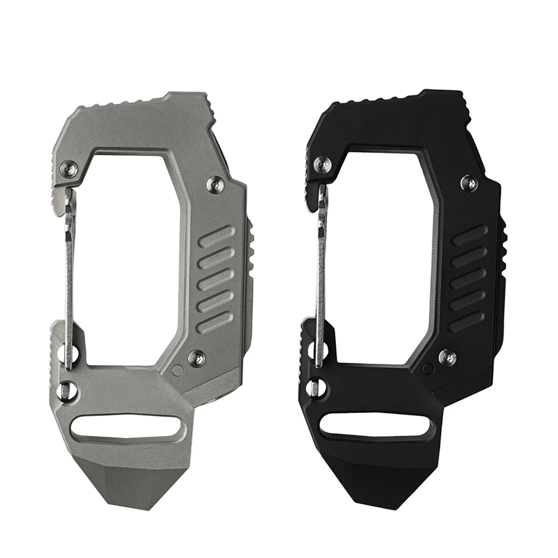 Beli FL10 Titanium EDC Carabiner Outdoor Survival Multifungsi Penerangan Senter EDC Alat Pembuka Botol