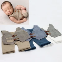 props newborn baby photo studio vest pants set newborn props for photography photobooth accessories bebe fotografia product
