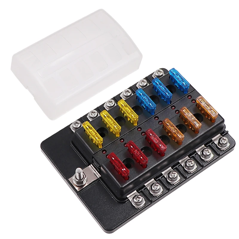 12V 24V плавкий предохранитель держатель 12/10/6 способы изменение предохранителей