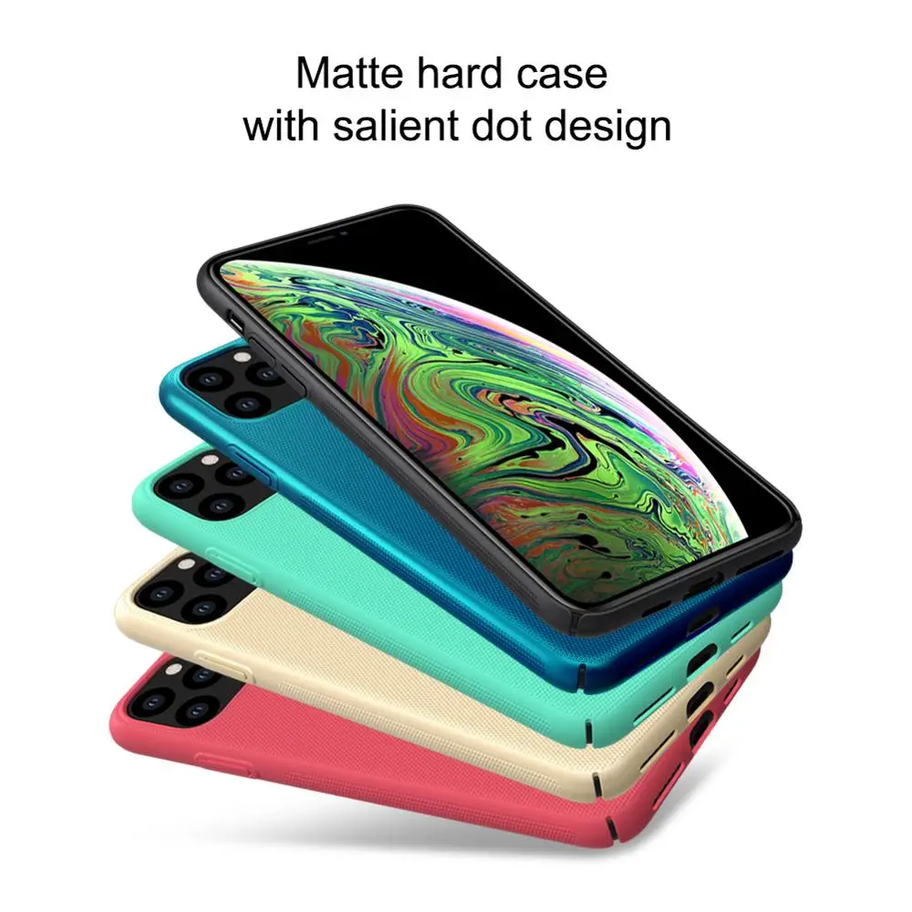 Чехол Nillkin для iPhone 11 Pro Max X XR XS матовый защитный чехол телефона жесткий из