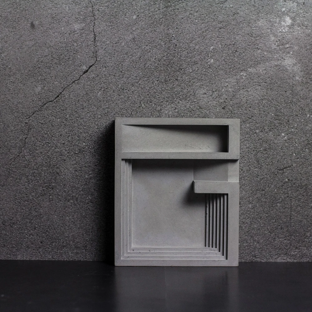 Бетонная пепельница силиконовая форма многофункциональные офисные