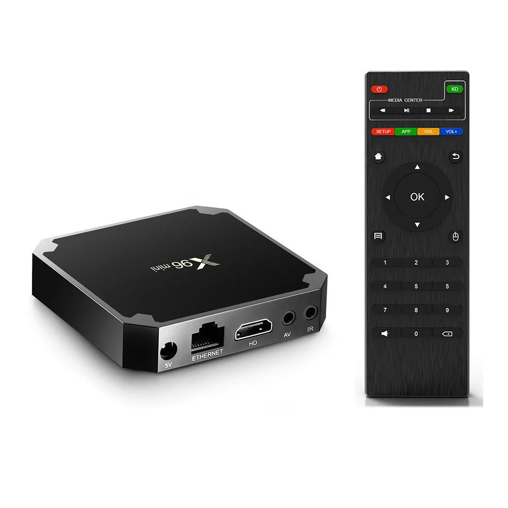 KimTin X96 Мини Смарт Android 7,1 ТВ приставка S905W четырехъядерный 1080P 4K телеприставка 1 г/8 г Мини ПК WiFi H.265 DLNA HD медиаплеер