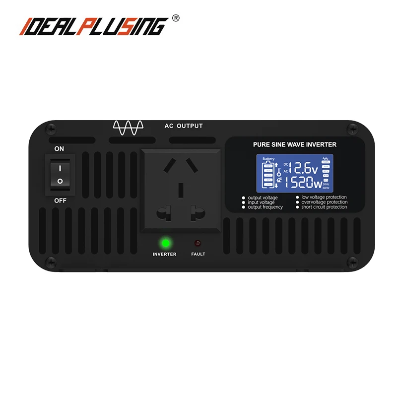 1 кВт 5 Чистая Синусоидальная волна ЦП 12 В 24 в 48 60 72 Инвертор солнечной энергии для