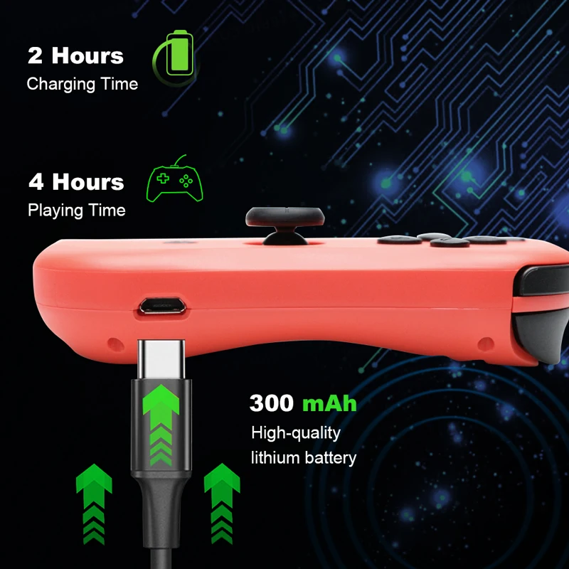 Беспроводной геймпад для консоли Nintendo Switch NS левая и правая Поддержка