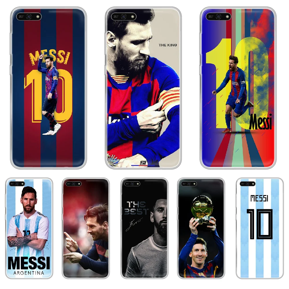 Argentina Star Leo Messi 10 чехол для телефона HUAWEI honor mate 7A 8S 8X 9 9X 20 30 pro lite прозрачный 3D