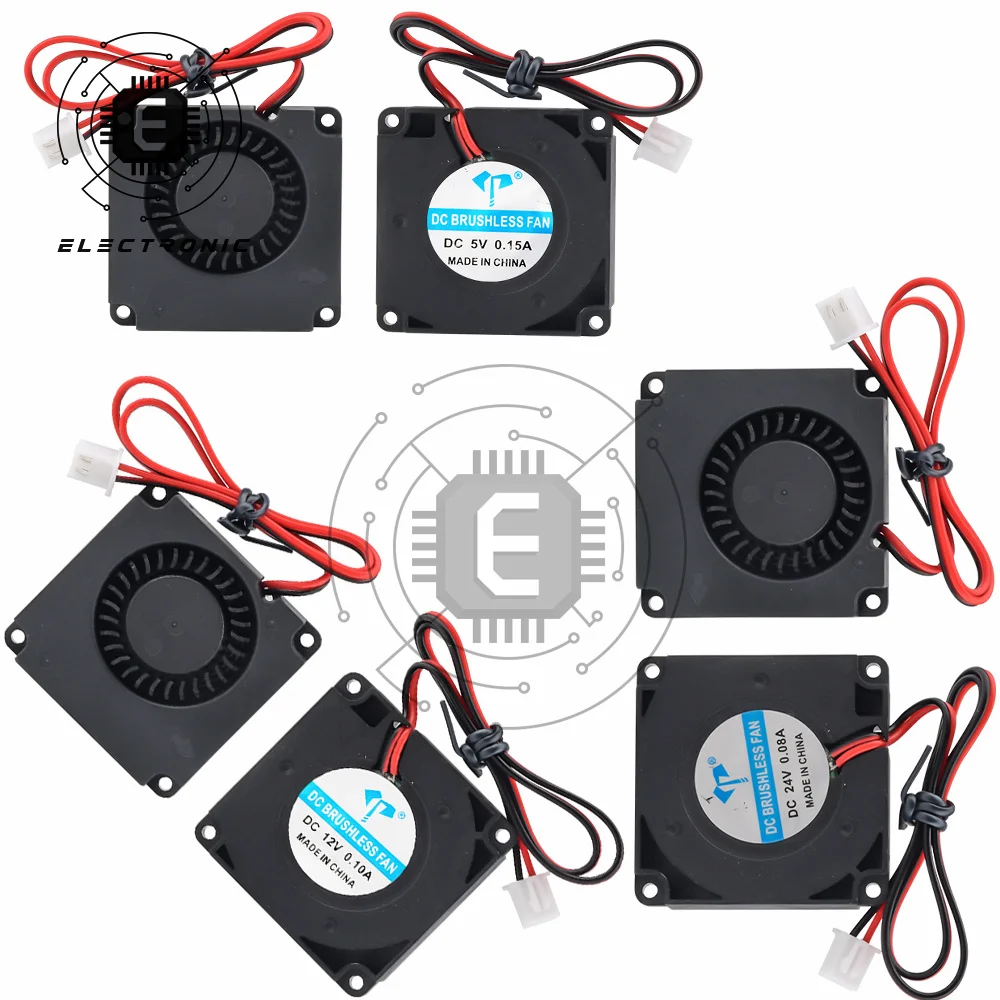 DC5015 DC турбонагнетатель диаметром 5 см В/12 В/24 В бесшумный масляный