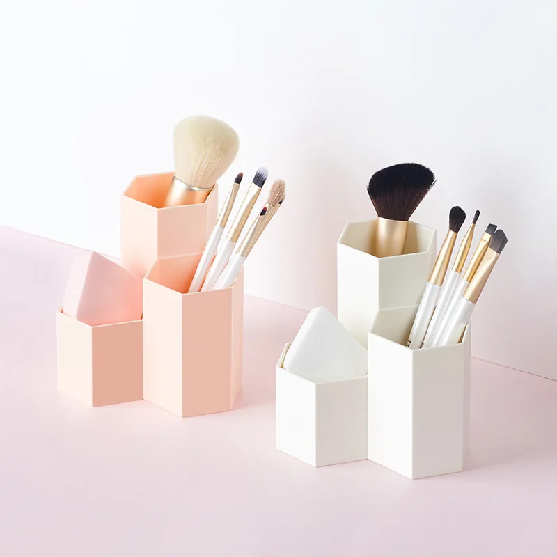 Многофункциональный ящик для хранения кистей макияжа японская пластиковая