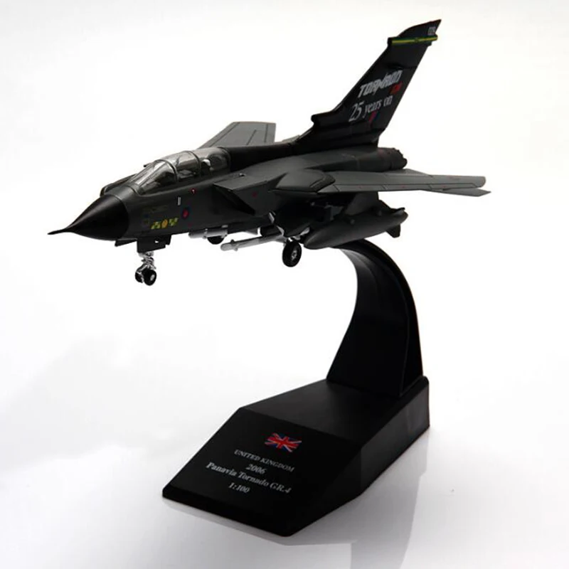 1/100 масштаб Panavia Tornado Fighter военный самолет модели игрушки дисплей подарки