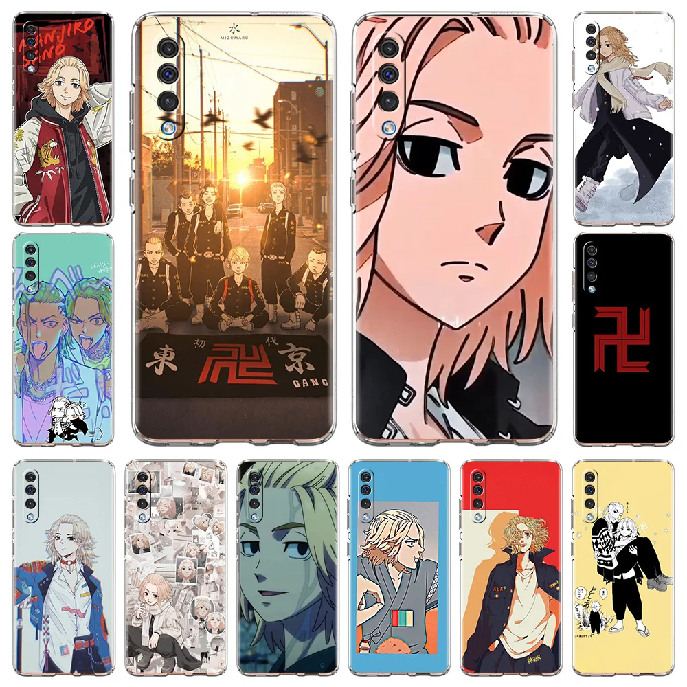 

Anime Tokyo Revengers Transparent Cover for Samsung Galaxy A12 A32 A52 A50 A70 A10 A20 A30 A72 4G Shell Soft TPU Phone Case Bag