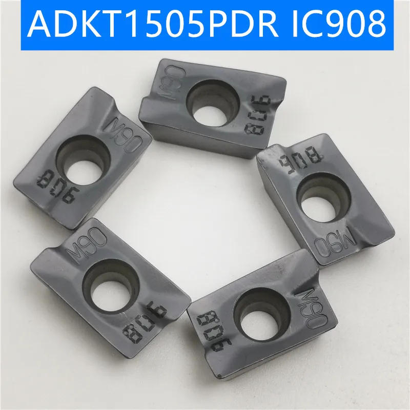 HM90 ADKT1505 PDR IC908 токарные инструменты твердосплавная вставка APKT1604 токарный резак инструмент CVD+ PVD токарная вставка фрезерный инструмент