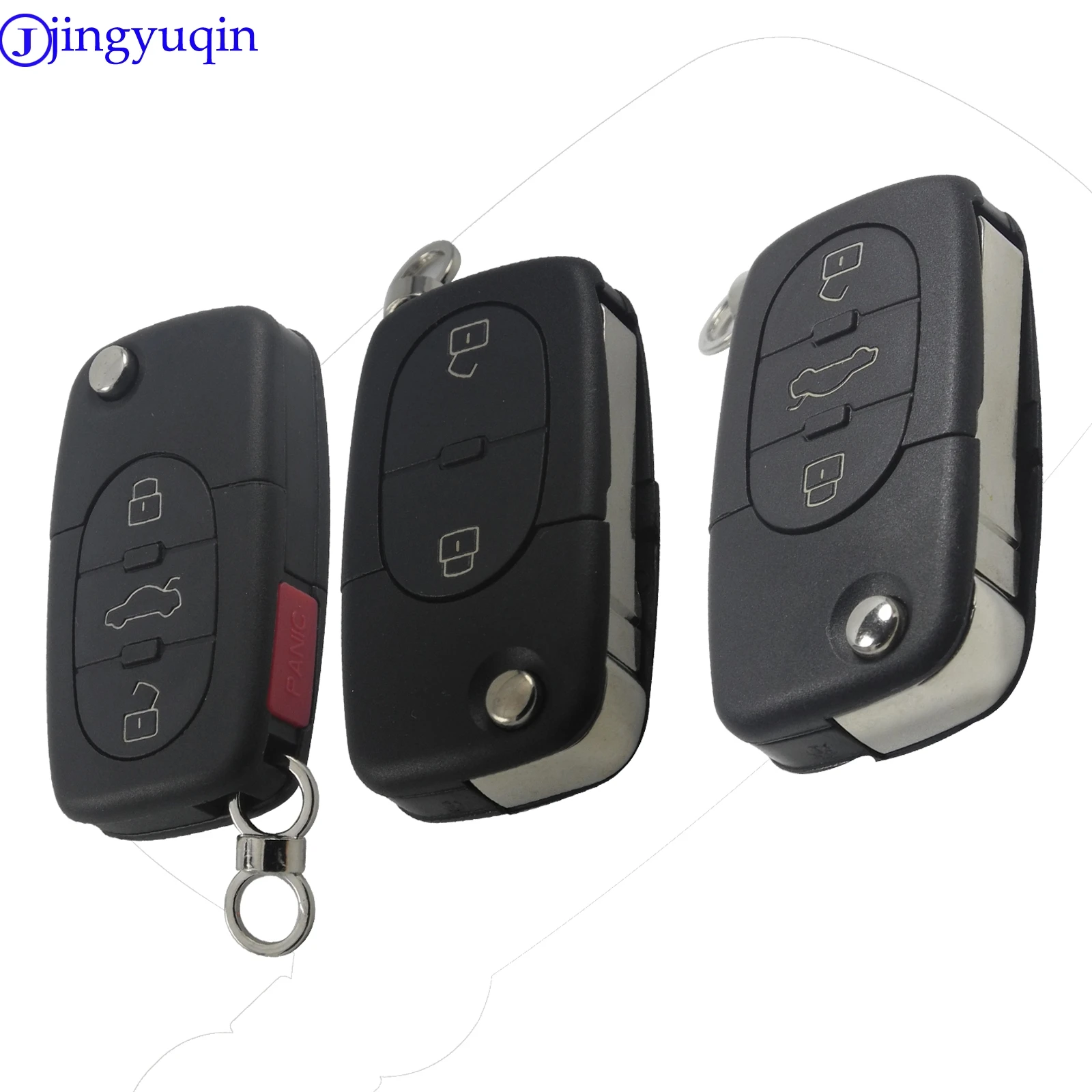 Jingyuqin 2/3/4 кнопка дистанционного ключа автомобиля для Audi a4 a2 a3 a6 a8 TT RS4