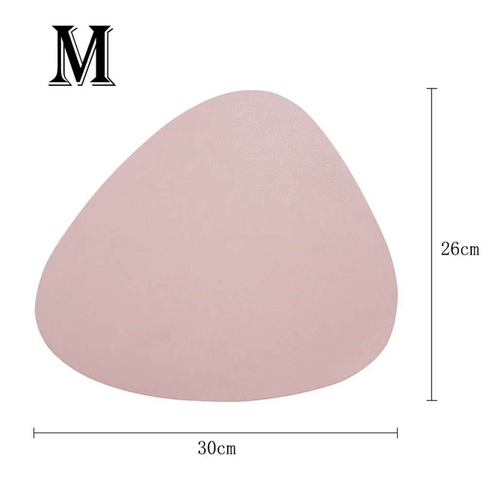 Кожаные Коврики для обеденного стола термостойкие противоскользящие кухонные
