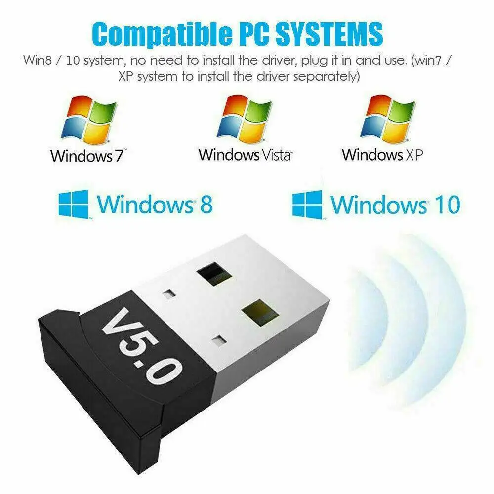 USB Bluetooth 5 0 адаптер Dongle мини bluetooth-приемник CSR 4 аудио музыкальный синий зуб