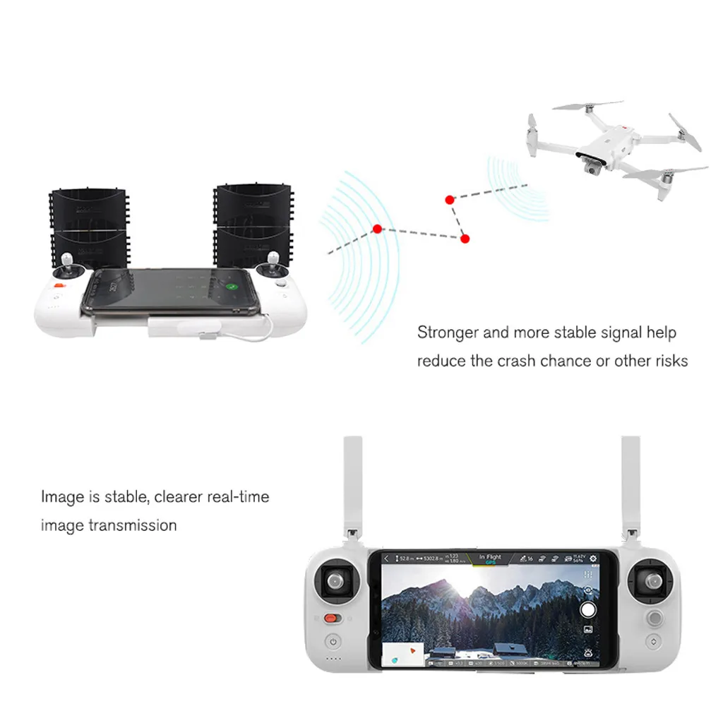 Расширитель сигнала Усилитель антенный усилитель диапазона для FIMI X8 SE RC Drone Quadcopter