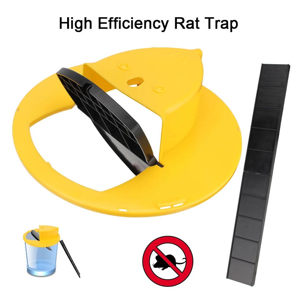 

Household Tool Reusable Door Style Plastic Multi Catch Flip And Slide Bucket Lid Smart Mouse Rat Trap