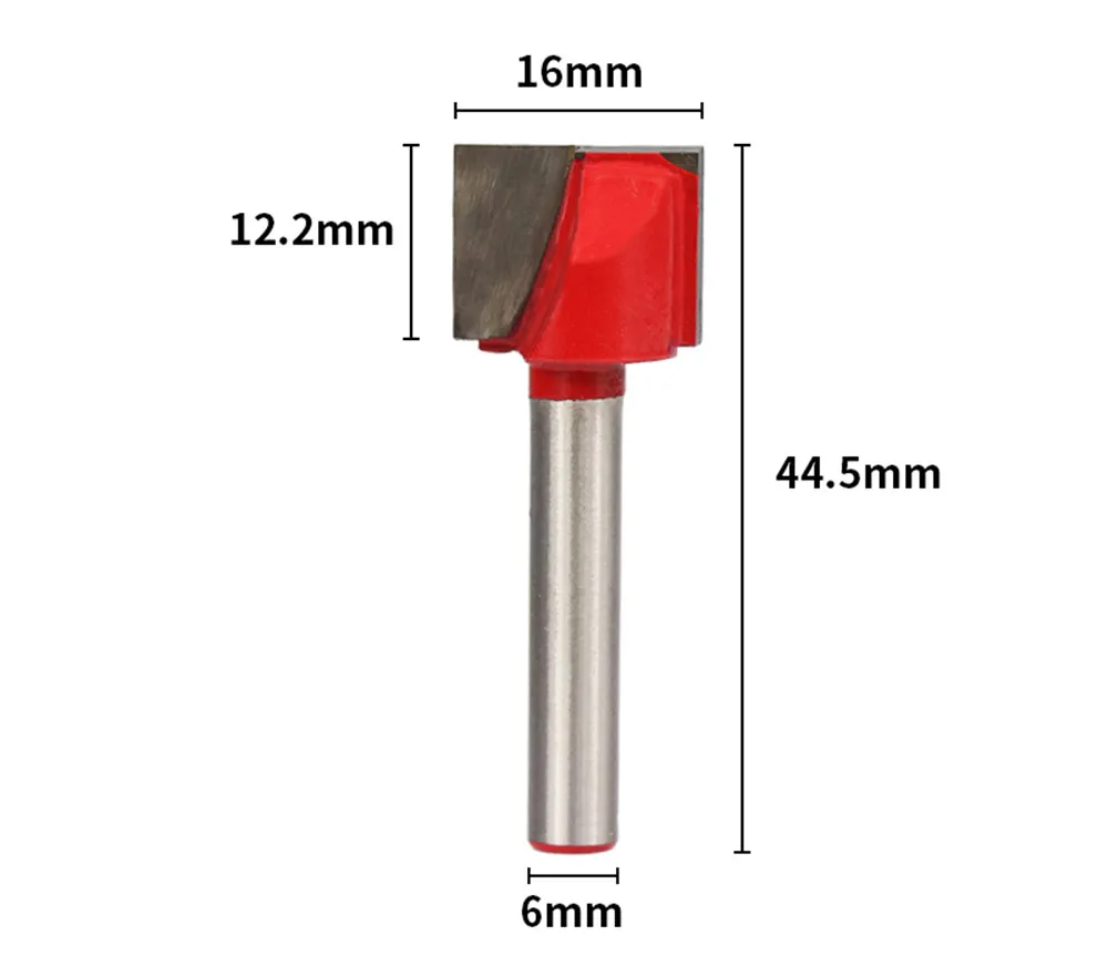 1 шт. 16 мм Нижний резак для очистки 6 ЧПУ хвостовик гравировальные биты
