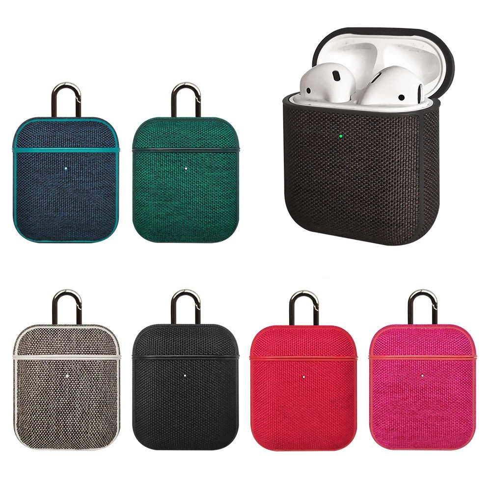 

Oxford Cloth Shockproof Case For Apple Airpods 1/2 Generation Protective Cover For Air Pods Bluetooth Earphone Fabric Cover