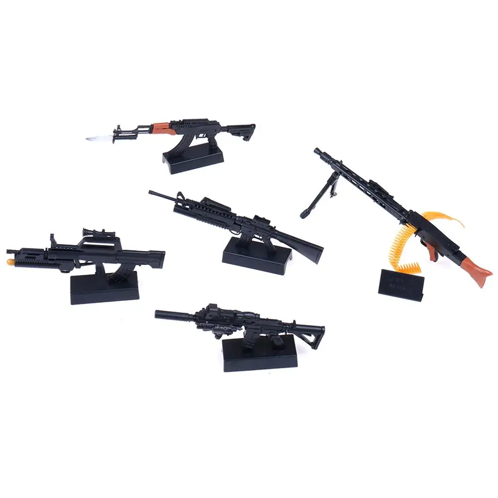 1:6 scale Assembly Gun Model Fourth Generation 1/6 Assault Rifle Light Machine AK47 Soldier Weapon Plastic | Игрушки и хобби