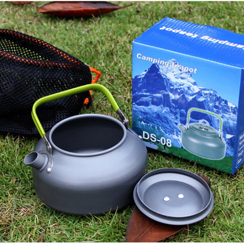 

Kettle Ultra-light Aluminum Alloy Camping Cookware Utensils Outdoor Cooking Teapot Picnic Tableware Survival Equipment