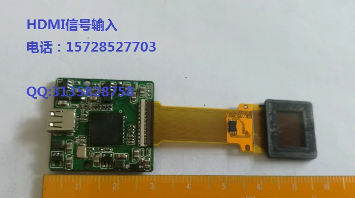 Полный Цвет OLED Дисплей 0 5 дюймов HDMI сигнал Вход Монокуляр FPV видеоочки