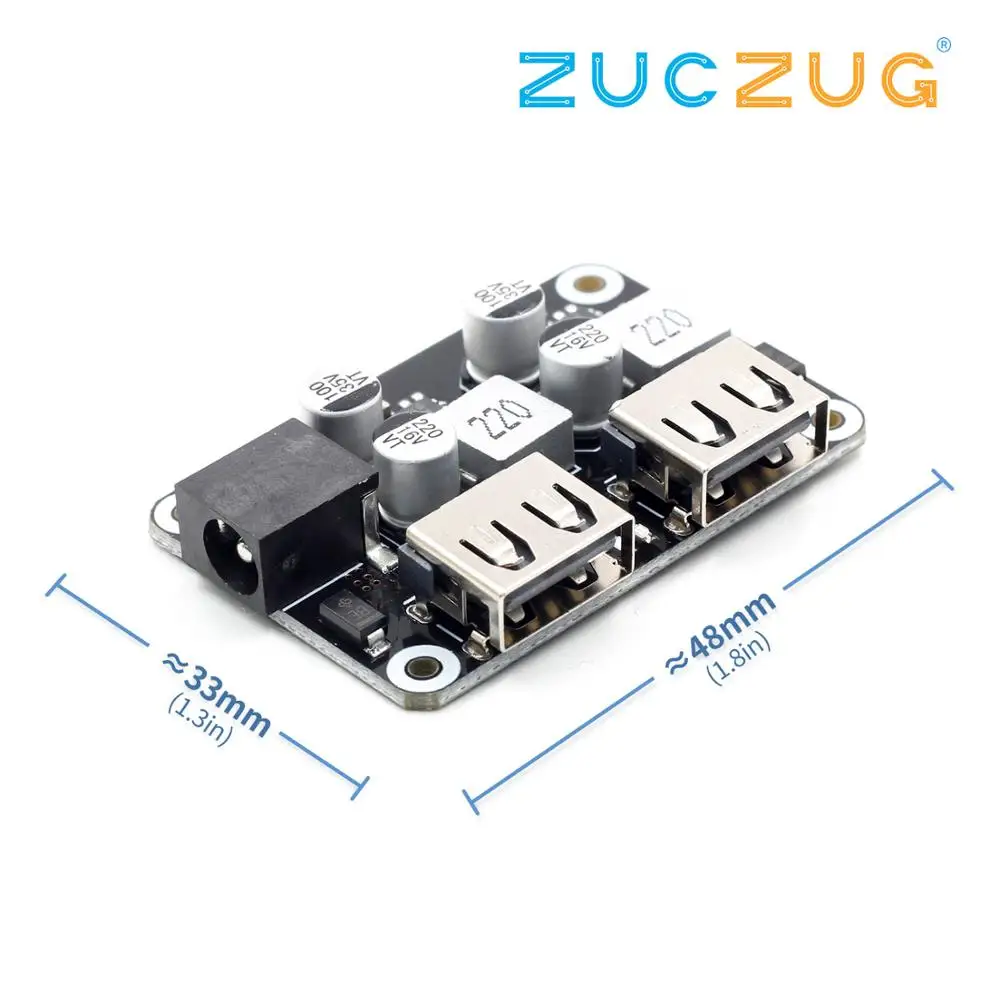 QC3.0 QC2.0 USB DC понижающий преобразователь для зарядки модуль 6 32 в 9 12 В 24 Быстрого