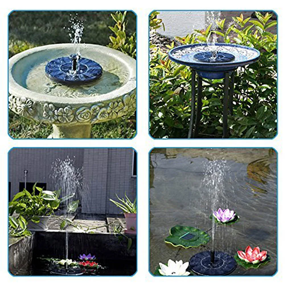 Солнечный фонтан на солнечных батареях Водяной насос бассейн пруд погружной