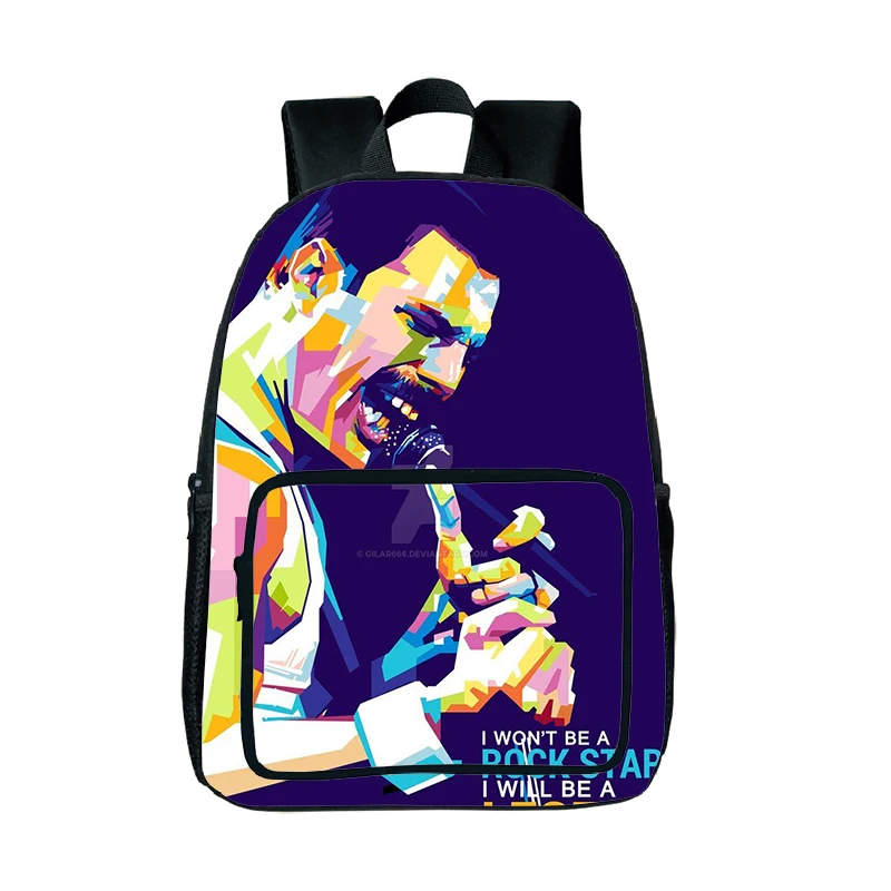 166 Рюкзак Mochila Feminina Freddie Mercury, школьные сумки для подростков, девочек и мальчиков, рюкзак для ноутбука, мужские дорожные рюкзаки - Цвет: 166