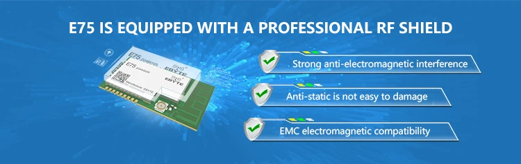 JN5168 Zigbee CDEBYTE E75-2G4M20S 2,4 ГГц 100 мВт беспроводной передатчик приемник SMD 20dBm PCB IPEX 2,4 ГГц rf приемопередатчик модуль