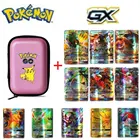 Карты для игр GX VMAX Pokemon Pikachu, вместительный альбом с держателем для карт, Жесткий Чехол для книг, коробочка для хранения, испанскийанглийскийфранцузский
