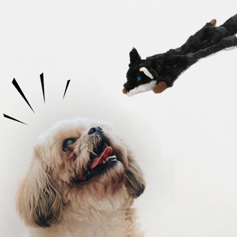 Забавные милые плюшевые игрушки Жевательная интерактивная игрушка писк питомца