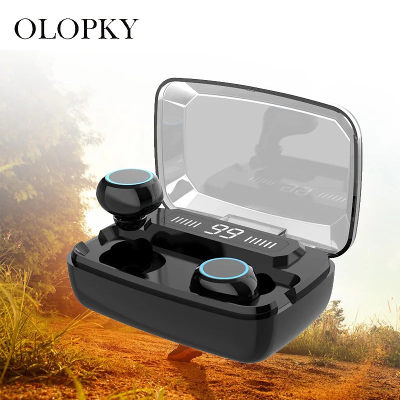 

M11 TWS Wireless Headphones Bluetooth 5.0 In-ear Earphone Noise Reduction Touch Control HiFi IPX7 Waterproof Headset For Sports