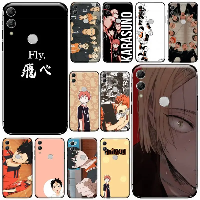 

Anime Haikyuu Fly Phone Case Shell Cover Coque Fundas For Huawei Honor 7C 7A 8X 8A 9 10 10i Lite 20 NOVA 3i 3e